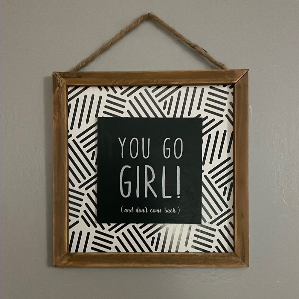Black and White Motivational Wall Art